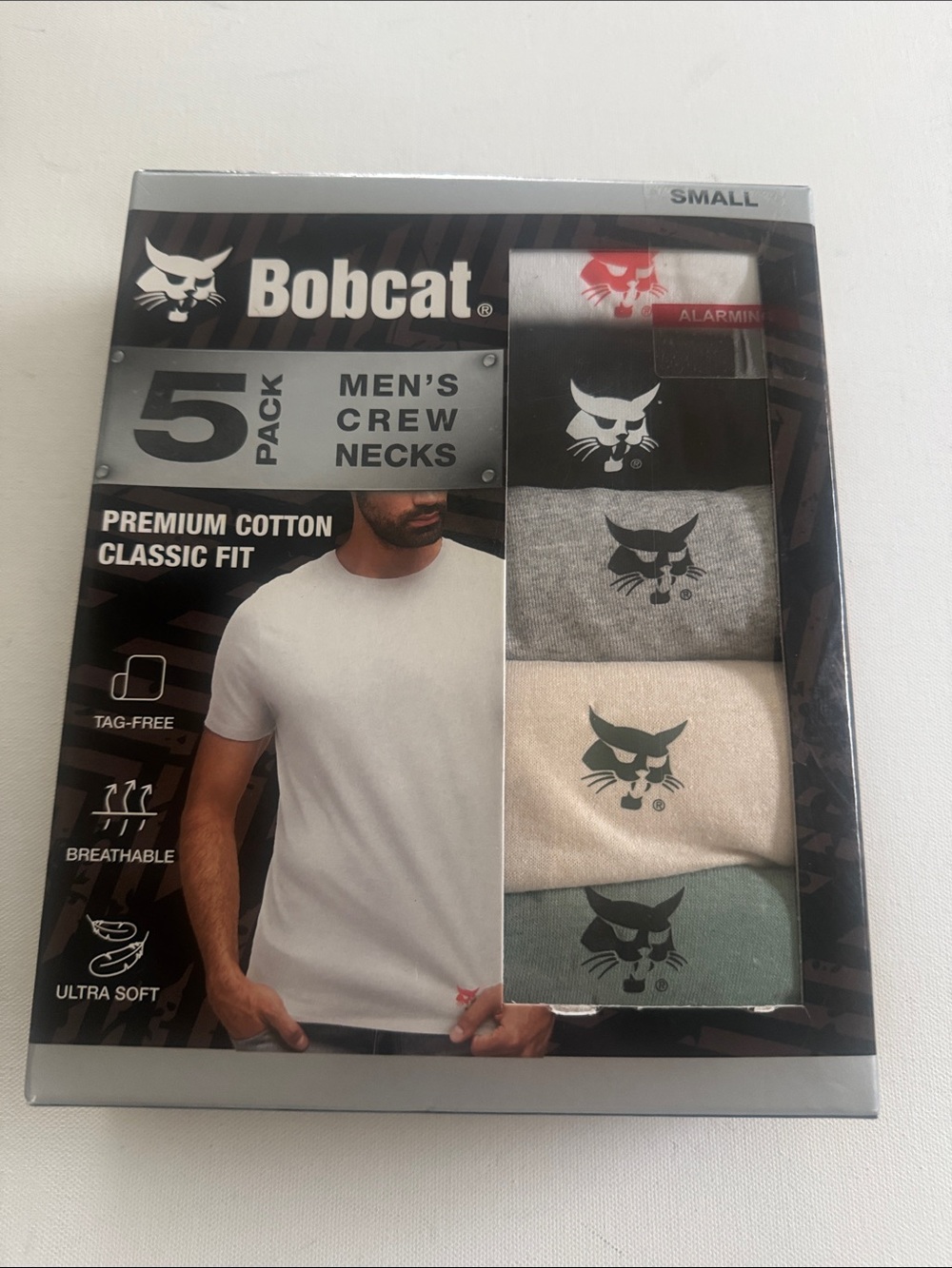 Bobcat Tshirt Mens Small 5 Pack